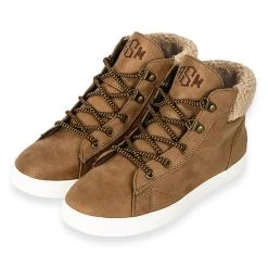 Monogrammed High Top Sneakers