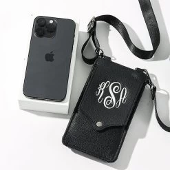 Monogrammed Phone Crossbody 16 Monogrammed Phone Crossbody -Fashion Clothing Store Cnm black phone crossbody with phone