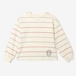 Monogrammed Kids Puff Sleeve Sweatshirt