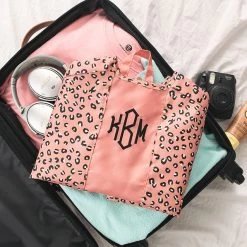 Monogrammed Packable Garment Bag 14 Monogrammed Packable Garment Bag -Fashion Clothing Store D6J packable garment bag in suitcase pink leopard