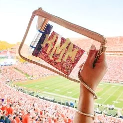 Monogrammed Clear Stadium Wristlet 8 Monogrammed Clear Stadium Wristlet -Fashion Clothing Store DFm clear stadium wristlet at stadium