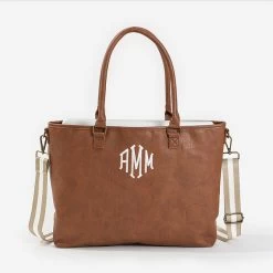 Monogrammed Laptop Tote Bag