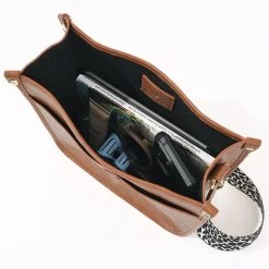 Monogrammed Saddlebag -Fashion Clothing Store DkA inside of new ivory leopard saddlebag