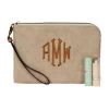 Monogrammed Wristlet