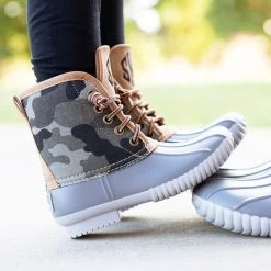 Monogrammed Kids Camo Duck Boots 5 Monogrammed Kids Camo Duck Boots -Fashion Clothing Store ESK kids camo duck boots side