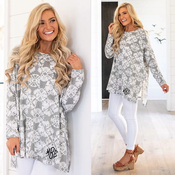 Monogrammed Oversized Tunic 4 Monogrammed Oversized Tunic - Image 4
