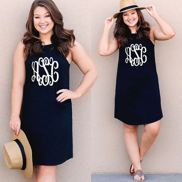 Monogrammed High Neck Dress 3 Monogrammed High Neck Dress - Image 3