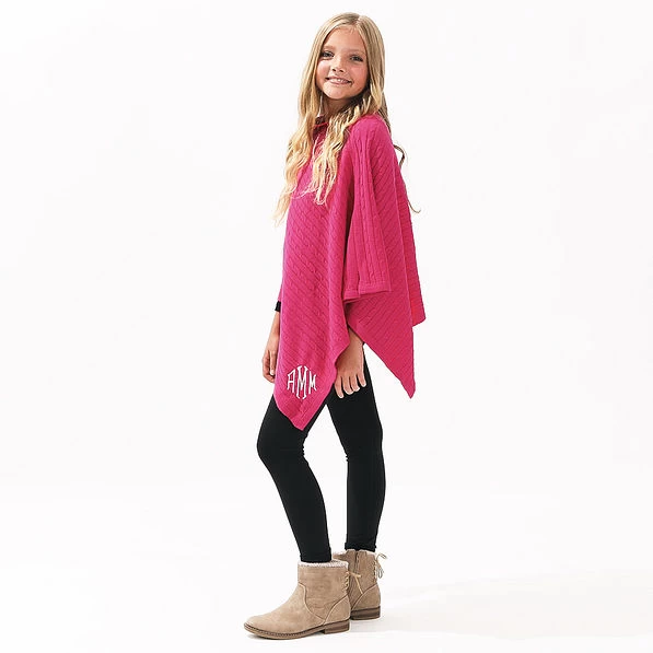 Monogrammed Kids Poncho 7 Monogrammed Kids Poncho - Image 7