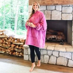 Monogrammed Blanket Hoodie 9 Monogrammed Blanket Hoodie -Fashion Clothing Store Fgr hot pink blanket hoodie with fireplace