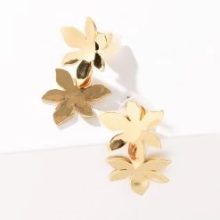 Double Flower Earrings -Fashion Clothing Store Fh3 double flower earrings studio style