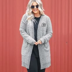 Monogrammed Cardigan