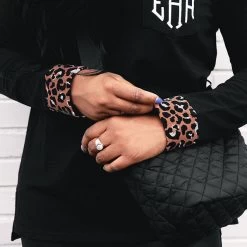 Monogrammed Emma Sweatshirt -Fashion Clothing Store FoG close up of sleeves of black emma sweatshirt