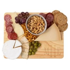 Monogrammed Wood Cutting Board