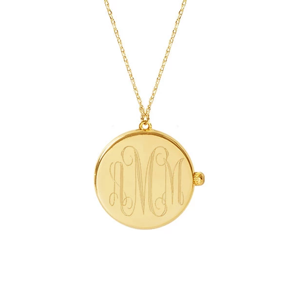 Monogrammed Locket 1 Monogrammed Locket