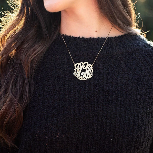 Monogrammed Signature Necklace 5 Monogrammed Signature Necklace - Image 5