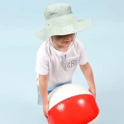Monogrammed Toddler Bucket Hat -Fashion Clothing Store GRL toddler bucket hat on little boy
