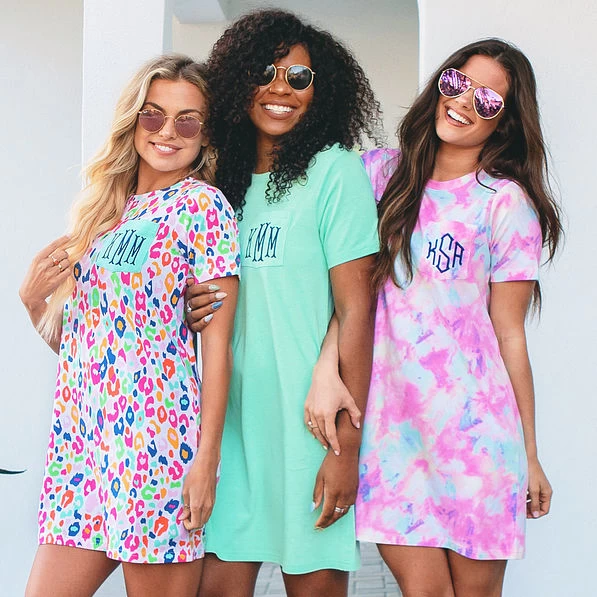 Monogrammed T-Shirt Dress 4 Monogrammed T-Shirt Dress - Image 4