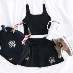 Monogrammed Skort