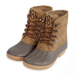 Monogrammed Duck Boots