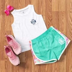 Monogrammed Youth Confetti Sneakers -Fashion Clothing Store I4j kids athletic outfit with confetti sneakers