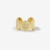 Monogrammed Cuff Ring