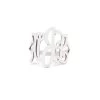 Monogrammed Cut Out Ring