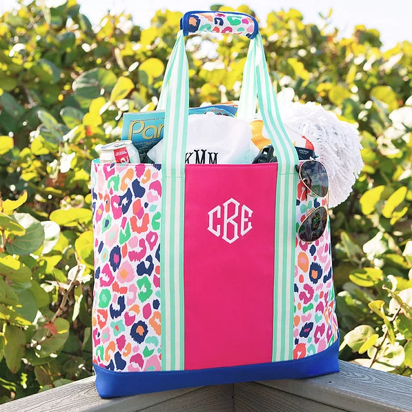 Monogrammed Mega Beach Bag 6 Monogrammed Mega Beach Bag - Image 6