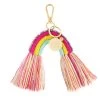 Monogrammed Rainbow Keychain
