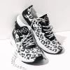Monogrammed Leopard Sneakers