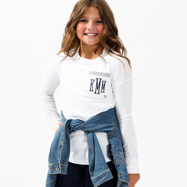 Monogrammed Kids Long Sleeve Dockside Shirt 2 Monogrammed Kids Long Sleeve Dockside Shirt - Image 2
