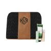 Monogrammed Quilted Travel Make Up Bag