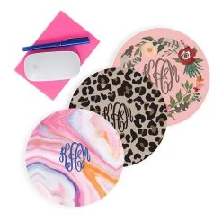 Monogrammed 8" Mouse Pad