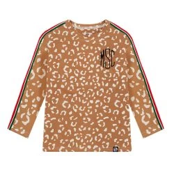 Monogrammed Kids Striped Sleeve Shirt