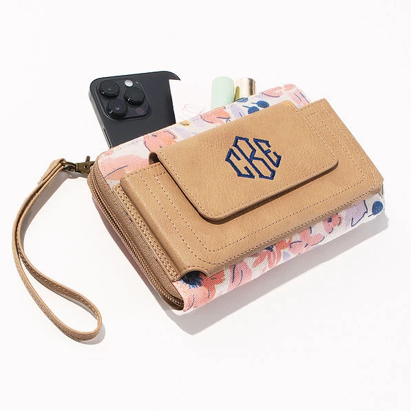 Monogrammed Phone Wallet Wristlet 8 Monogrammed Phone Wallet Wristlet - Image 8