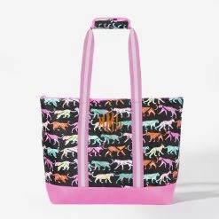Monogrammed Large Zip Top Tote