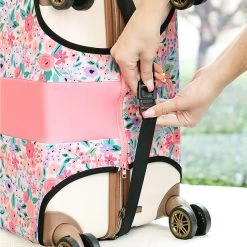 Monogrammed Luggage Cover -Fashion Clothing Store Lnk snapping luggage cover belt