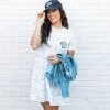 Monogrammed Ruffle Dress