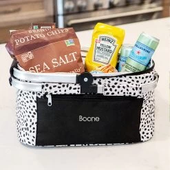 Monogrammed Insulated Picnic Basket 10 Monogrammed Insulated Picnic Basket -Fashion Clothing Store Mqu name picnic basket filled with chips and drinks