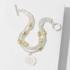 Monogrammed Classic Bracelet Stack