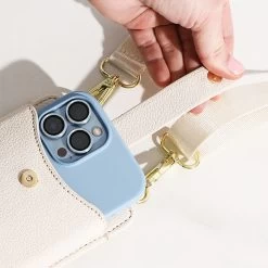 Monogrammed Phone Crossbody 22 Monogrammed Phone Crossbody -Fashion Clothing Store NT2 bone phone crossbody bag up close