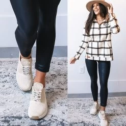 Monogrammed Tennis Shoes -Fashion Clothing Store NwW personalized tennis shoes heathered tan ootd fall