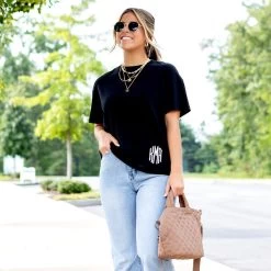 Monogrammed Short Sleeve Tee