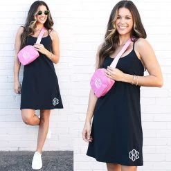 Monogrammed Exercise Dress 8 Monogrammed Exercise Dress -Fashion Clothing Store P9J monogrammed exercise dress with monogrammed belt bag