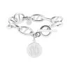 Monogrammed Pendant Bracelet