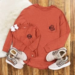 Monogrammed Kids Long Sleeve Shirt 16 Monogrammed Kids Long Sleeve Shirt -Fashion Clothing Store Q2Z mom and me pumpkin shirts with leopard sneakers