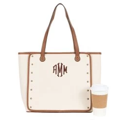 Monogrammed Vintage Tote