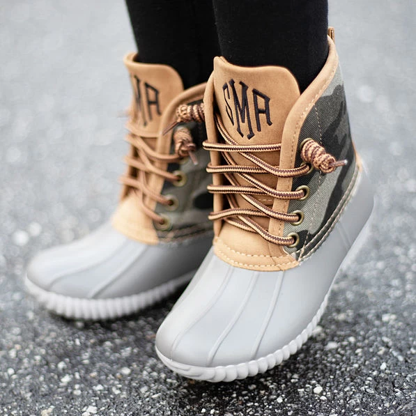 Monogrammed Kids Camo Duck Boots 2 Monogrammed Kids Camo Duck Boots - Image 2