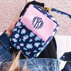 Monogrammed Leopard Bible Carrier -Fashion Clothing Store Rh1 blue leopard bible carrier in lap