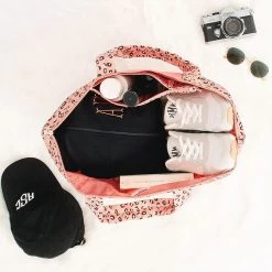 Monogrammed Packable Weekend Duffel Bag 24 Monogrammed Packable Weekend Duffel Bag -Fashion Clothing Store Rtb inside of pink leopard duffel bag