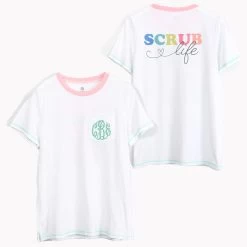 Monogrammed Nurse T-Shirt